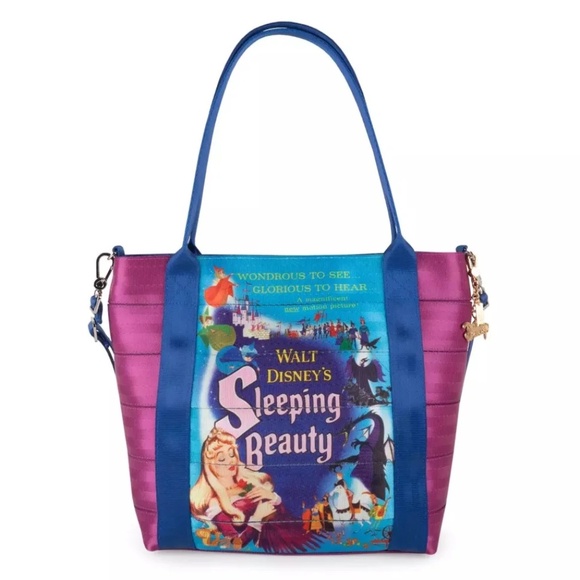 Harveys Handbags - Disney Harveys Sleeping Beauty Maleficent Movie Poster Seatbelt Tote Bag - NEW